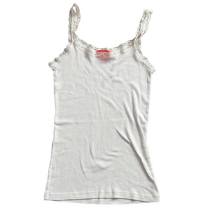 Joe Fresh Cream Ribbed Fitted Camisole
